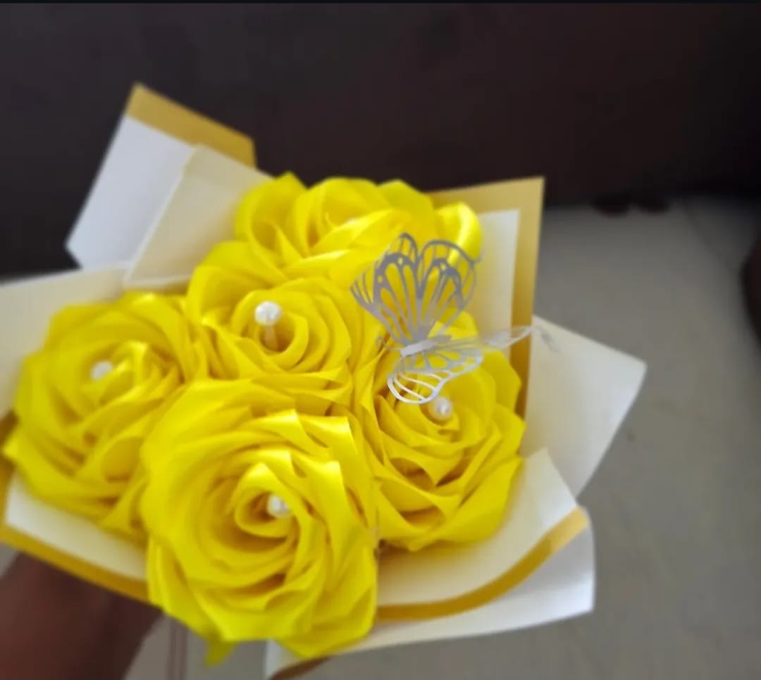 Handcrafted Fabric Flowers – A Gift That Lasts Forever 🌸✨